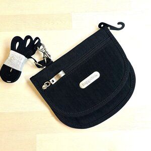NEW Baggalini Black Nylon Belt Bag Wallet Travel Vacation